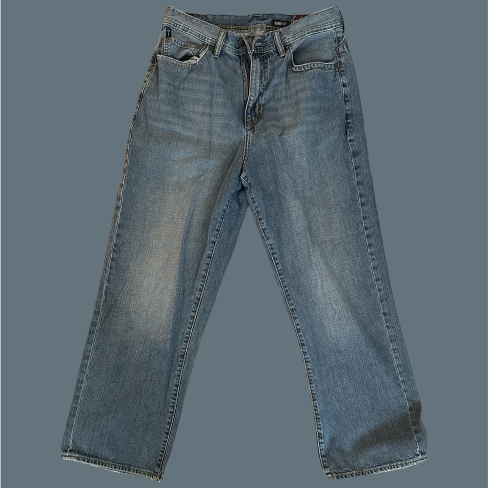 Baggy echo jeans with detail on back pockets